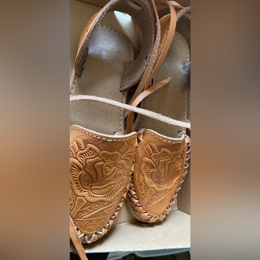 Brown girls mexican huaraches